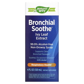 네이쳐스웨이 Bonchial Soothe 아이비 잎추출물 120ml(4fl oz), 120ml, 1개