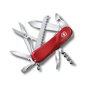 VICTORINOX(빅토리녹스) 에볼루션 17 다기능 나이프 톱 코르크 빼내기 부착 13 기능을 탑재한 스위스제 멀티 툴 [보증 첨부] 2.3913.SE, 1개