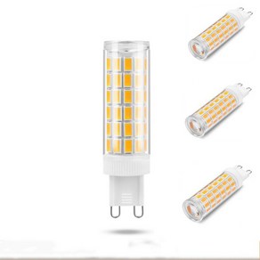 가장 밝은 G9 LED 램프 AC220V 5W 7W 9W 12W 세라믹 SMD2835 LED 전구 따뜻한/차가운 백색 스포트라이트 할로겐 조명 교체, natual white, 1개, G9 7W 220V, 1개