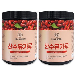 헬로우그린 헬로우 그린 국산 국내산 구례 산수유 분말 가루 300g