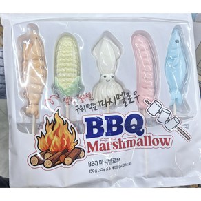 키즈웰 BBQ 마시멜로우, 3개, 150g