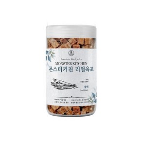 몬스터키친 리얼육포 가수분해 영양간식1kg 노즈워크 훈련용 강아지간식