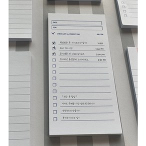 노트 스티키잇 체크리스트 점착메모지 TO DO LIST 투두리스트