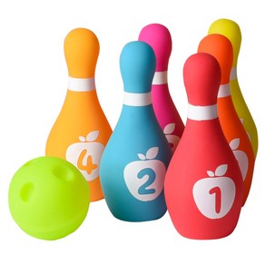 [리틀히어로] 소프트 말랑말랑 볼링 세트 Little Hero Soft Baby Bowling Game Set for Boys & Girls