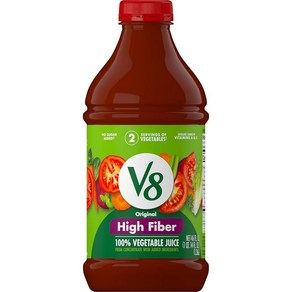 [해외직구] V8 저나트륨 오리지널 100% 야채 주스 1.3L(44온스) 병, Spicy Hot, 46 Fl Oz (Pack of 1), 1.3L