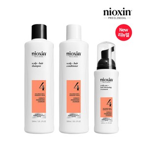 니옥신 시스템 4 샴푸300ml+컨디셔너300ml+트리트먼트100ml 3종키트, 1개