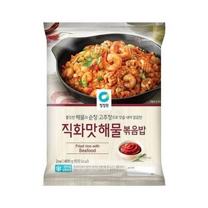 청정원 청정원 직화해물 볶음밥 400g, 2개