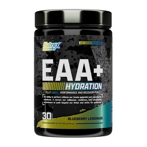 뉴트렉스 아미노산 EAA+30서빙 BCAA 헬스부스터 지구력 피로회복제, BLUEBERRY LEMONADE, 390g, 1개