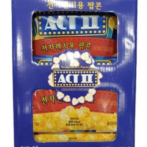 ACT2 엑트투 전자레인지 팝콘, 78g, 20개