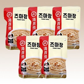 하이디라오 즈마장 120g x 5개/중국 마라 훠궈 땅콩소스, 5개