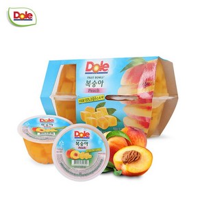 Dole 돌 후룻볼 복숭아(4개입) x 1팩/간편과일