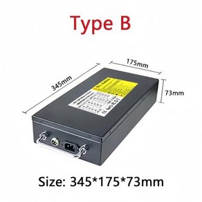 할리 전기 자동차 배터리 오토바이 방수 60V 12Ah 0-2000W, 03 Type B_01 60V 12Ah