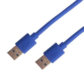 (주)승원전자 USB 3.0 케이블 AM-AM 0.6M 블루 AA케이블 고급형 USB연결케이블