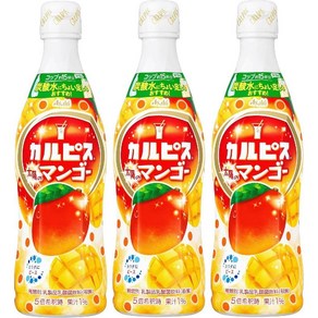 아사히 소프트 드링크 칼피스 타이요노 애플 망고 470ml 3병 (희석용), 3개