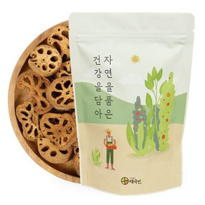 자연닮음 쪄서말린 국산 볶은 연근차, 100g, 1개