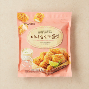 피코크 미니 생선 커틀렛, 2개, 400g