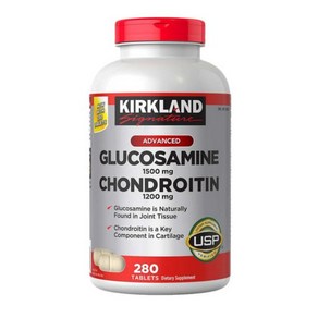 Kirkland 커클랜드글루코사민 1500mg 콘드로이친 1200mg 280정 1병