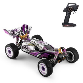 GoolRC Wltoys 124019 2.4GHz 시속 60km 사 륜구동 알루미늄 합금 섀시 아연 기어 고속 차량, 배터리 1개, 1개