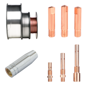 논가스 용접기 부품 부속 소모품 미그팁 노즐 팁홀더 0.8 1.0 CO2 용접봉 와이어, 용접 와이어-스텐(논가스) - 0.8mm & 1kg, 1개