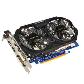 GIGABYTE 그래픽 카드 지도 NVIDIA Gefoce GV-N660WF2-2GD HDMI 사용 GTX 660 2GB 192 비트 GDDR5 2, 한개옵션0