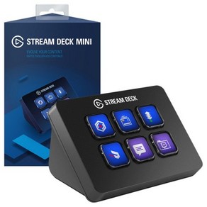 엘가토 Elgato Stream Deck Mini 콘텐츠 제작 컨트롤러 6버튼