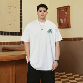 다이나믹피플 조이스틱 반팔티 남성용 빅사이즈 티셔츠 6XL~8XL