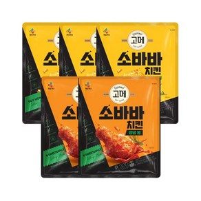 고메 소바바 치킨 소이허니 봉 300g x3개+양념 봉 300g x2개, 없음, 3개