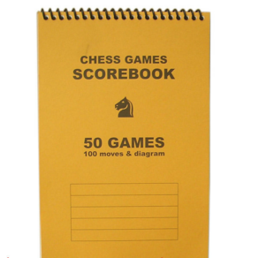 체스퀸 체스 스코어북 Chess Scoe Book 오렌지, 1개