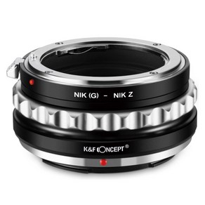 K&F Concept NIK(G)-NIK Z _ Nikon G / AF-S Lens - Nikon Z Body 변환어뎁터, 1개