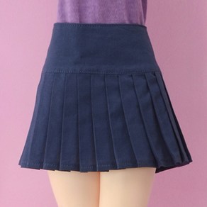 돌모아 구체관절인형의상 56cm 60cm SD13 인디고 플리츠 스커트 SD - BST Short Skirt (Blue)[B1-6-3]