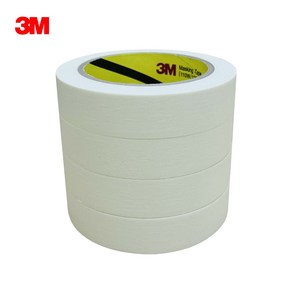 3M 마스킹 테이프 24mm / 길이 40M / 4개, 1세트