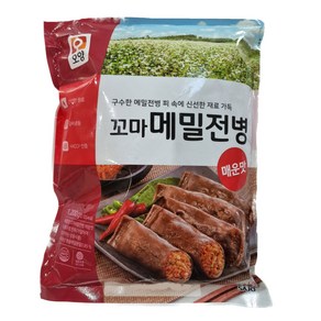 [퀴클리몰] 사조오양 꼬마 메밀전병 매운맛 1.2kg 미니, 1개