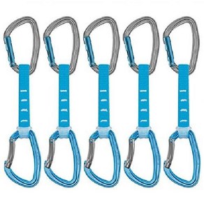 Petzl 안전 카라비너 6개입 남녀공용 성인용 12cm 파랑