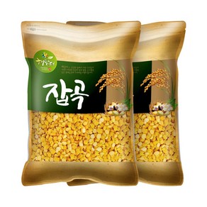 현대농산 깐 병아리콩 4kg (2kgX2봉) 조각 병아리콩, 2kg, 2개