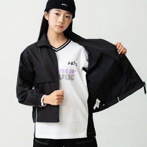 더데이걸 괴정점_ #24봄신상 #핫아이템 #화이트 라인 박시핏 바람막이 TGJA24301