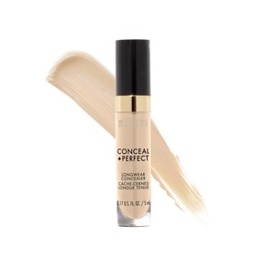 Milani Conceal + Pefect Longwea Conceale - Ligh 밀라니 컨실 + 퍼펙트 롱웨어 컨실러 - 라이트 누드(0.17 Fl. Oz.) 비건 동, 1개, 라이트 누드