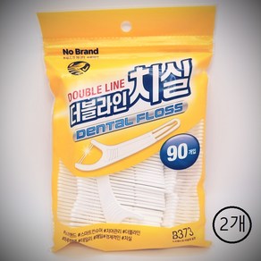 노브랜드 더블라인 치실 90개입 x 2개