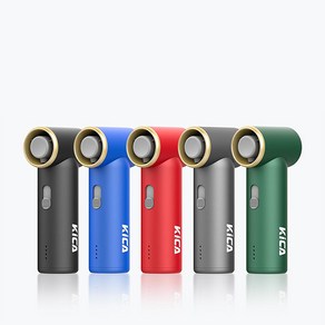 KICA Jet Fan Mini 무선 포터블 초경량 선풍기 KICAPF 3000mAh 미니 버전, 레드