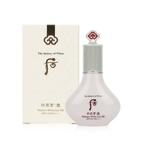 더히스토리오브후 공진향 설 미백 선 비비 크림 SPF45 40ml, 1개