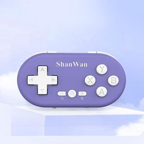8BITDO ZERO2 블루투스리모컨 게임패드 Shanwan 마이크로 무선 블루투스 컨트롤러 포켓 사이즈 미니 게임 패드 스위치 안드로이드 iOS 윈도우용 휴대하기 쉬움, [01] Puple, 3) Puple