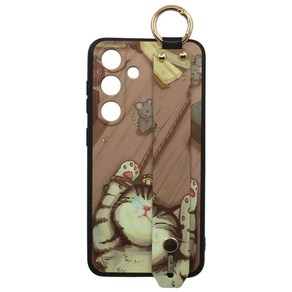 신서엔코 갤럭시 S25 S25플러스 S25울트라 케이스 Galaxy Phone Case SCS-1540 애니 핸드 스트랩 휴대폰 케이스