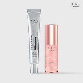 [본사직영] 쟈스 화이트 토닝샷 코어크림+쟈스 멀티밤, 1개, 40ml