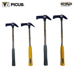 피코스 스틸 자석 빠루망치 390mm 450mm 소 중 PICUS, 1개
