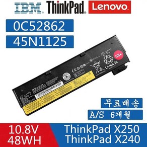 LENOVO ThinkPad X240 ThinkPad X250 ThinkPad T440s 45N1736 45N1160 45N1777 0C52861 호환용 (배터리 모델명 확인) G, 1개