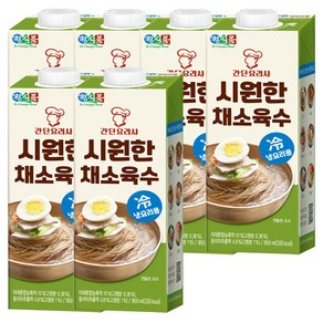 [[828282]] 정식품 간단요리사 시원한 채소육수, 950ml, 6개