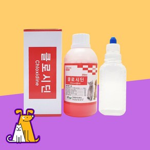 클로시딘 250ml 강아지 고양이 소독제 100ml 공병