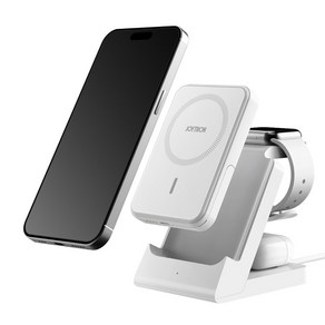 조이트론 트라이맥스 3in1 맥세이프 거치대 보조배터리 무선충전기 5000mAh