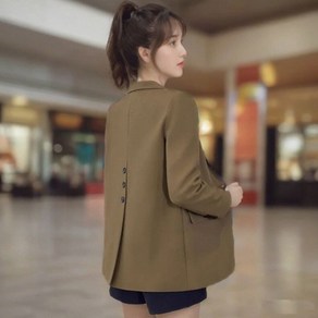 웨일쓰 웨일쓰 여성 정장 코트 봄가을 스타일리시 정장 루즈핏 상의 키작녀