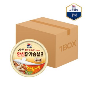 [사조] 리얼 훈제 닭가슴살 안심따개 90g X 36캔, 없음, 36개