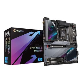 GIGABYTE Z790 AORUS Maste (LGA 1700/ 인텔 Z790/ EATX/ DDR5/ 5* M.2/ PCIe 5.0/ USB 3.2 Gen2X2 Type-C/인, Z790 AORUS MASTER_Z790 AORUS M